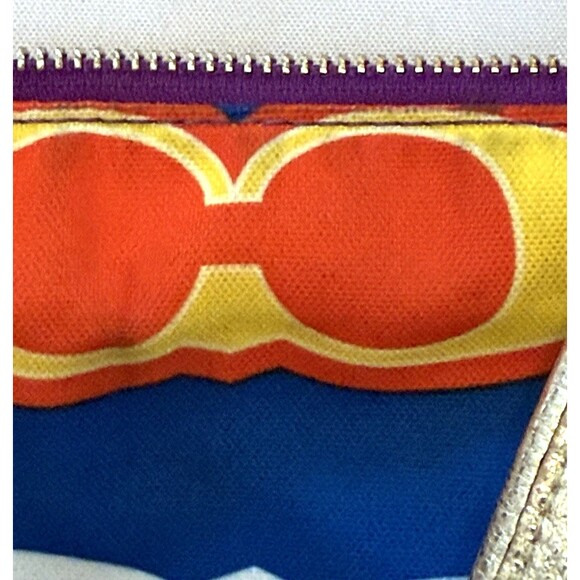 Coach Graffiti Tote Bag POPPY Signature Glam Handbag Style 13839 Multi Color - Picture 8 of 11